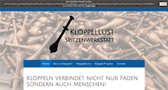 Desktop Screenshot of kloeppellust.de