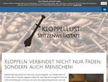 Tablet Screenshot of kloeppellust.de